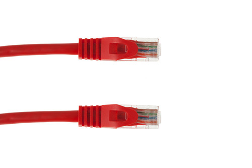 UTP 3' CAT5E Red Patch Cable With Ferrari Boots 568B