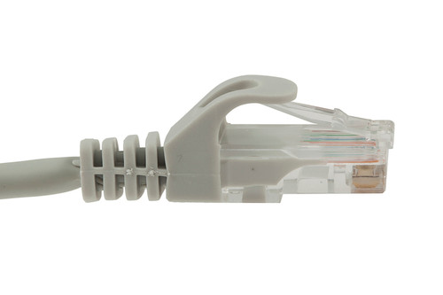 UTP 7' CAT5E Gray Patch Cable With Ferrari Boots 568B