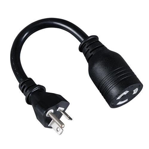 Power Cord, NEMA L5-20R to NEMA 5-20 P, 6" Tripplite