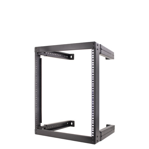 12U Open Wall Mount. Adjustable Depth From 18"-30". With M6 Screws & Cage Nuts