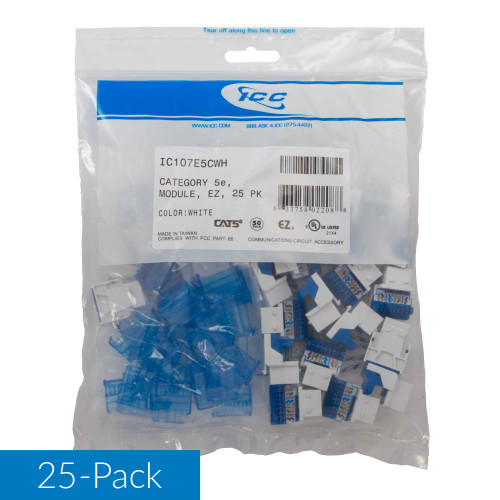 CAT5e RJ45 Keystone Jack for EZ® Style