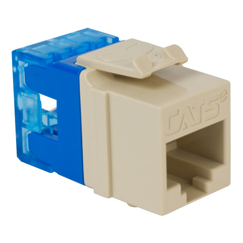 CAT5e RJ45 Keystone Jack for HD Style - Ivory