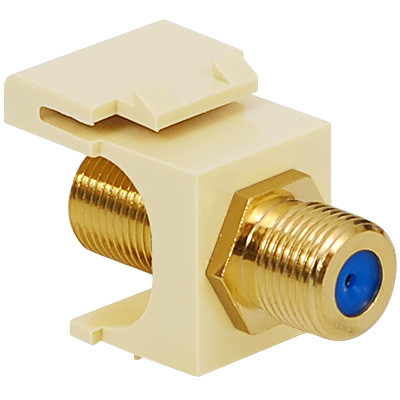 3 GHz F-Type Modular Jack with Gold Plated Connector in HD Style