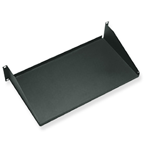 10″ Deep Single-Sided Rack Shelf in 2 RMS and 2-Pack