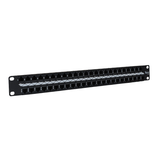 CAT5e Patch Panel with 48 Ports and 2 RMS - CableMaster.com