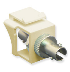 ST Fiber Optic Keystone Coupler with Simplex Port