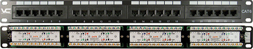 CAT6 24 Port 110 IDC Patch Panel | 1U