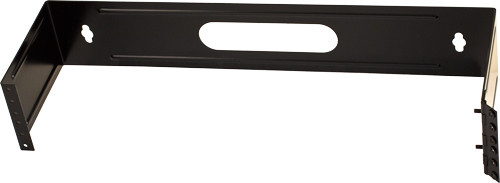 2 RMU Hinged Wall Mount Bracket, 19 in, Black