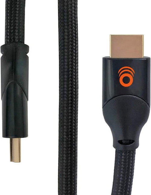 Long 15ft Braided HDMI 2.0 Cable - 4k & HDR Compatible - Gold Plated Connections Support 4k at 60fps Refresh Rate & 18gbps Bandwidth