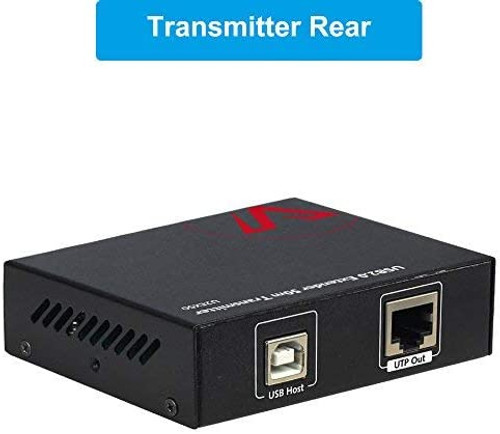 USB Extender Over Cat5e/6/6a/7 196ft/60M 4 USB 2.0 Ports Plug and Play No Driver Supports All Operating System Keyboard and Mouse USB Over Ethernet
