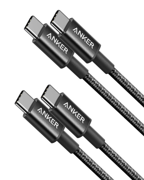 USB C to USB C Cable (3.3ft 60W), USB 2.0 Type C Black