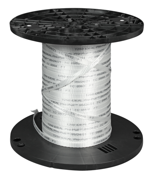 Ideal Pro-Pull‚ Measuring Pull Tape, 1250lb, 1000ft Reel, 31-1250-10