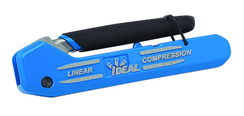 Ideal LinearX®3 Coax Compression Tool - F-Type/BNC/RCA, Comes w/ 4 RTQ F-Connectors, 33-632