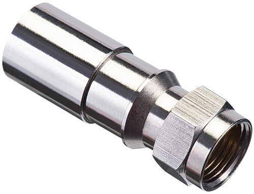 Ideal RG6/6Q F Compression Connector for Plenum rated RTQ™, 50/Jar, 92-650