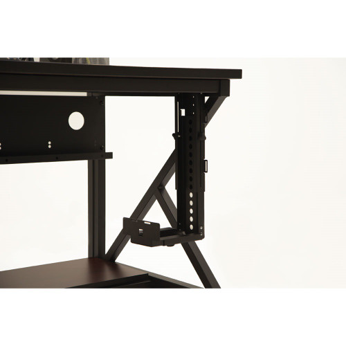 Adjustable Desktop CPU Bracket Under Desk 60 lbs. Rating