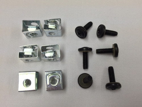 Cage Nut Slide-on + 10-32 Phillips Screws (Bag Of 10)