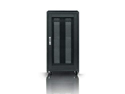 Cabinet 22U 23.5"Wx47.75"Hx39.5"D Black w/ Fan Tray