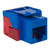 CAT6 RJ45 Keystone Jack for HD Style-Blue - 400-Pack