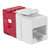 CAT6 RJ45 Keystone Jack for HD Style-White - 10-Pack