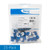 CAT6A RJ45 Keystone Jack for HD Style-Blue - 25-Pack