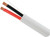 High Strand Audio Cable 10AWG 2 Conductor Stranded (105 Strand) PVC Jacket 500ft, Spool, White