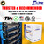 CAT6E Riser (CMR) 4 Pair 550MHz Solid (Bare Copper), Gray, Spline, 1000' Per Box, TAA-Compliant