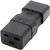 C14 Male to C19 Female AC Adapter Golbalma Black Power Cord Connector for PUD UPS 16A to 10A