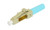 ECO Series™ Field-Assembly LC Type Multimode OM2/3/4 Fiber Optic Connectors - Aqua 1 unit (Duplex)