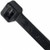 11" 50lb BlackUV Cable Tie 1,000/bag