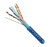 Vertical Cable Category-6 Shielded F/UTP 23AWG 8C Solid Bare Copper 550MHz Riser Rated PVC Jacket 1000ft. Blue (062-504/S/BL)