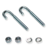 J-Bolt Mounting Kit (2x J-Bolts, 2x Hex Nuts, 2x washers)ICC