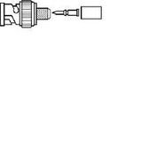 RG-6 BNC Crimp On For PVC Cable (5 Pieces Per Bag)