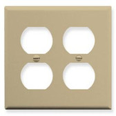 Electrical Faceplate Dual Gang Ivory