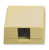 Surface Mount Box 1 Hole Ivory ICC