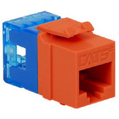 Jack RJ45 High Density (HD) CAT 5E 8P8C Orange ICC