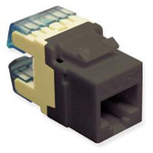 Jack RJ45 High Density (HD) CAT 5E 8P8C Black ICC