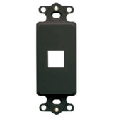 Decora Insert 1-Port Keystone Black