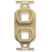 Electrical Insert 2-Port Keystone Ivory