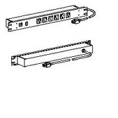 Power Strip Rack Mount 90 Degree 6 Front ( 15' Cord)