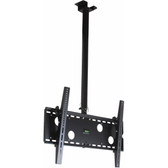 LCD Ceiling Mount Black For 37" - 65" TVs Height adjustment in 4 inch increments (from 39 to 63 inches)
