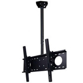 LCD Ceiling Mount Black For 30" - 60" TVs Height adjustment from 26 to 35.4 inches