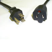 Power Extension Cord USA UL 6' NEMA 5-15P To NEMA 5-15R