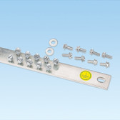 GROUNDING BUSBAR KIT 19" LENGTH TIN PLATED