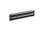 Patch Panel CAT6 48 Port 2U 568A/B Rack Mt.