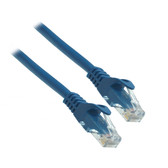 UTP 6" CAT6 Blue Patch Cable With Flexible Boots 568B