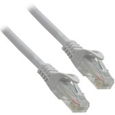 UTP 6" CAT6 White Patch Cable With Flexible Boots 568B