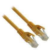 UTP 6" CAT6 Yellow Patch Cable With Flexible Boots 568B