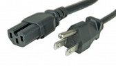 Power Cord 6' NEMA 5-15P to IEC 60320-C15 15A/125V 14 AWG, (Power Cord 6' NEMA 5-15P to IEC 60320-C15 15A/125V 14 AWG, (same pinout of Cisco Powercord PN CAB-9K12A-NA)