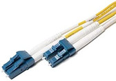 6M OS2 LC LC Fiber Patch Cable Duplex 9/125 LC to LC Singlemode Jumper 6 Meter (19.68ft) Yellow Zip-Cord PVC ofnr lc-lc