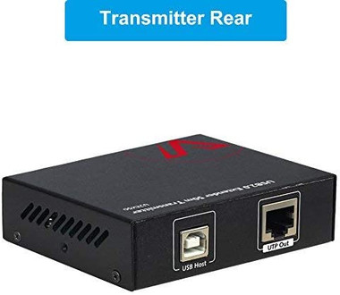 120M USB 2.0 Extender Over RJ45 Ethernet Cat6 Cable 4 Port USB 2.0 Hub Transmitter and Receiver for Keyboard Mouse Printer U Flash Drive | Malaysia